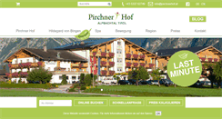 Desktop Screenshot of pirchnerhof.at